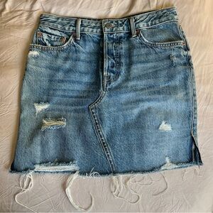 GRLFRND Denim Mini Skirt